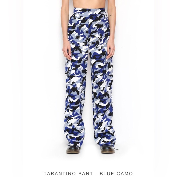 I.AM.GIA Tarantino Pants In Blue Camo - Picture 2 of 6